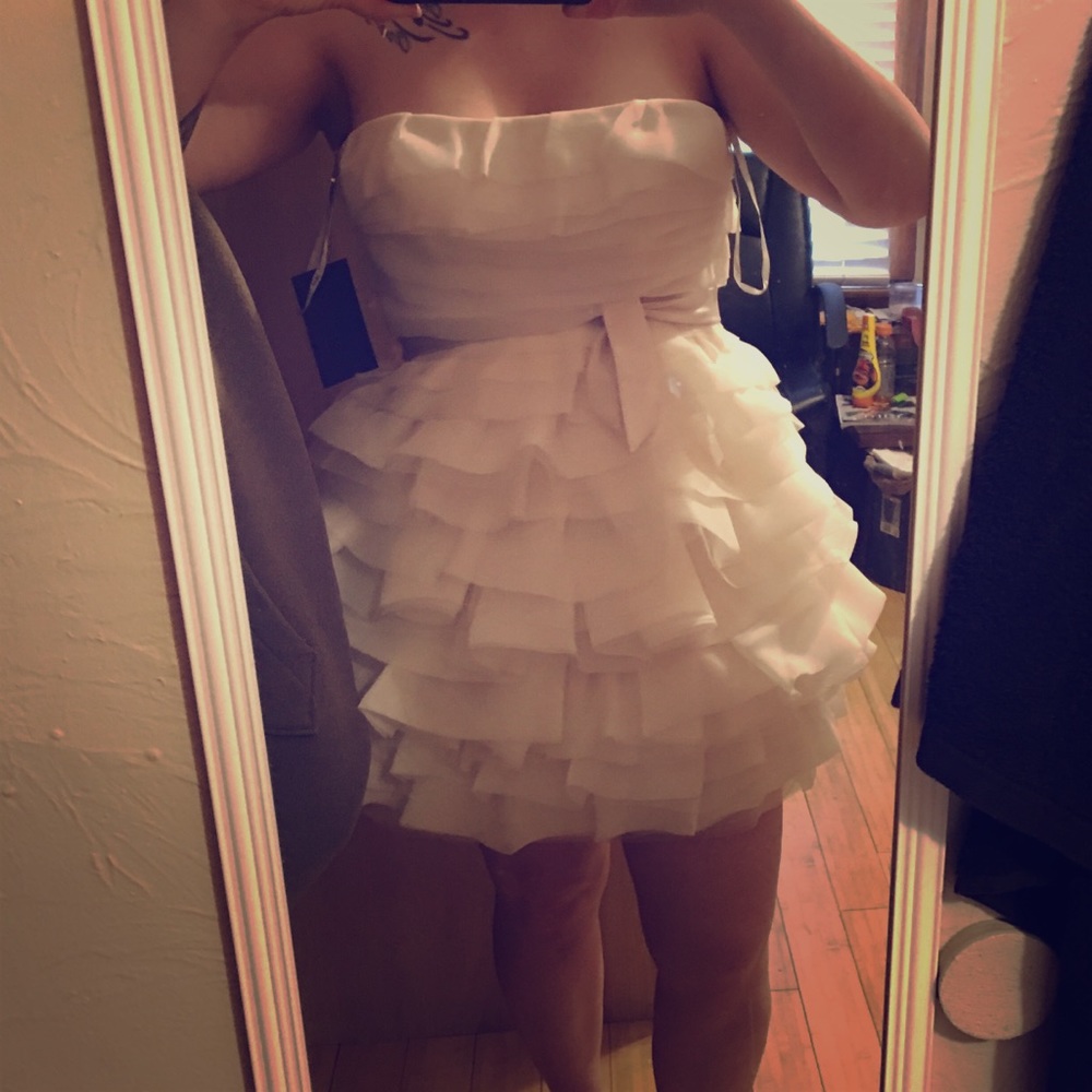 Vera wang white collection dress